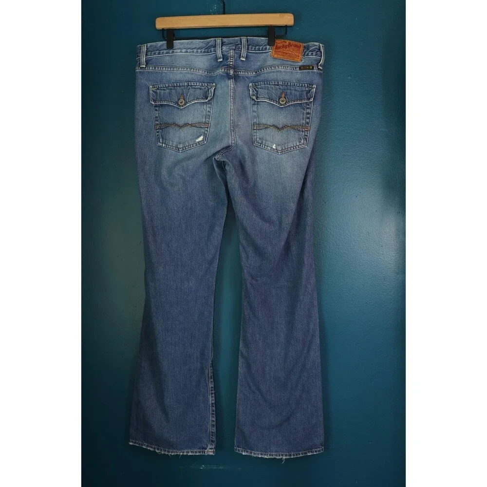 Vintage 90s Y2K Women's Lucky Brand Jeans Slim Bootcut Button Fly Size 38